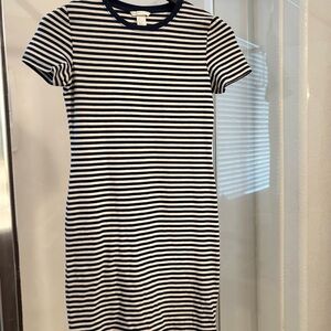H&M Blue and White Mini Dress